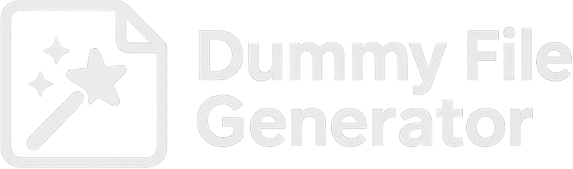 Dummy File Generator - Free Test File Creator
